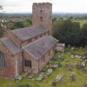 St Chad's Church, Farndon, where Parliamentarians and and Royalists did battle. James Balme