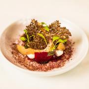 Roots and shoots with beetroot as the star at Arkle restaurant, Chester Grosvenor (c) John Allen