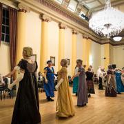 The Adlington Ball encourages, but does not insist, on period costume. Photo: Kay Wesley