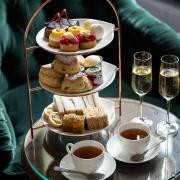 Afternoon tea at Boringdon Hall. Photo: Boringdon Hall