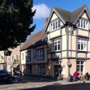 Olives sits on the corner of Elm Hill and Wensum Street