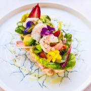 Prawn and crayfish salad, The Manor at Greasby. John Allen Photography,