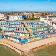 Beach huts adding colour to the Essex coast