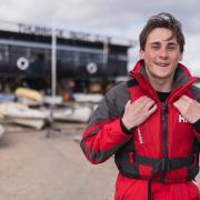 Andrew outside Thurrock Yacht Club (Credit - Garrett Brady)