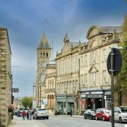 View toward Colne Town Hall. PHOTO:Kirsty Thompson