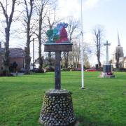 Banham village sign. Photo: Peter James