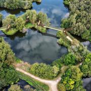 CGI of what the raised Pensthorpe Island Walk would look like