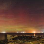 The Aurora Borealis over the Isle of Thanet, as captured by professional photographer Rebecca Douglas - her online course is designed to help others take better photos of this incredible phenomenon.