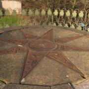 The mine memorial at Royston.