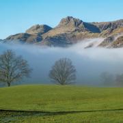 Low level mist in the Langdale valley
