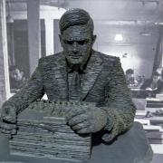 A statue of Alan Turing, created in slate by Stephen Kettle in 2007, is located at Bletchley Park.