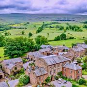 Dufton Hall has views of the Lake DIstrict fells and the North Pennines