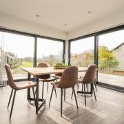 The light filled dining area