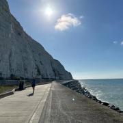 The beautiful undercliff path at Rottingdean