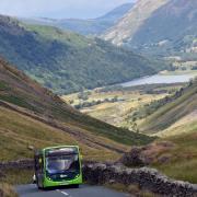 Stagecoach's 508 service climbs Kirkstone Pass out of the valley