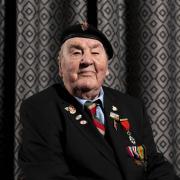 Normandy veteran Richard Aldred, 99, from Cornwall, who served as a Cromwell tank driver with the 7th Armoured Division of the Royal Tank Regiment