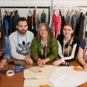 The Tailoresque team: Gill Marais (centre), with (left to right) Klaudia Glebocka, Paulo Fernandes, Lucy King and Ellie Stembridge.