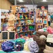Some of the stalls at last year's Cumbrian Wool Gathering