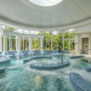 Hydrotherapy pool at Chewton Glen Spa.