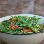 Greek Green Beans with Tomatoes