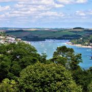 Typical South Hams scenery along the Salcombe estuary