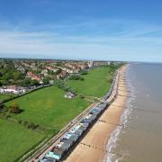 The stunning beach at Frinton-on-Sea