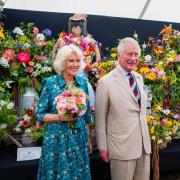 King Charles and Queen Camilla at Sandringham Flower Show in 2022.