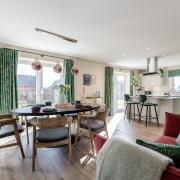 The open plan kitchen/dining space is the centrepiece of Three Squirrels at East Harling.