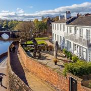 Edgar House, Chester, a Georgian property sitting on Chester's Roman Walls, overlooking the River Dee.