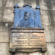 A plaque and memorial to Sir Walter Besant can still be seen in London