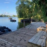 Hever's a magical setting for a swim