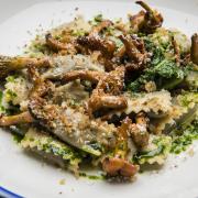 Wild Mushroom Agnolotti with Jerusalem Artichokes