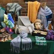 A table showcasing some of the Dorset Guild member's work. (Photo: Peter Yendell)