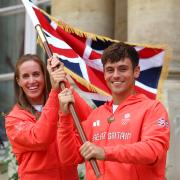 Great Britain's Helen Glover and Tom Daley will carry the Union Flag on behalf of the team at the Friday flotilla procession down the River Seine during the opening ceremony of Paris 2024