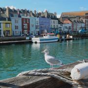 Custom House Quay at Weymouth Harbour.