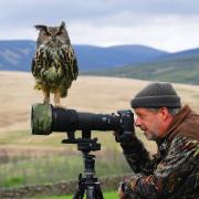 One of the most iconic shots of Keith and Bobby the European Eagle Owl