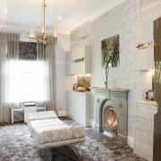 The master bedroom's luxurious dressing room. Kirsty Thompson