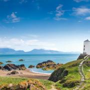 A panorama of Llanddwyn Island, Anglesey.