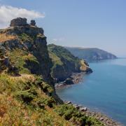 Nick relived his trip to the Valley of Rocks in Lynton for one of the key scenes in his book.