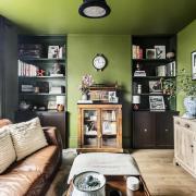 Storage and sustainable are key in this living room