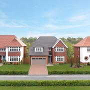 Redrow Mandeville Crescent Saffron Walden Show homes street scene