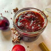 Baked Plum Chutney