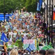 The Restore Nature Now march in London.