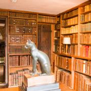 Lavenham Little Hall's bronze replica of the British Museum's famous Gayer-Anderson cat