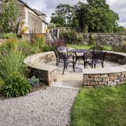 A garden with great views of the Northern Pennines across the Eden Valley