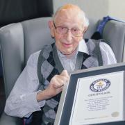 John Tinniswood, the world's oldest living man  in 2024