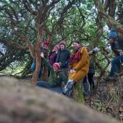 SRUC student combined field trip to study peatland bog, with NatureScot Image: Ashley Clark