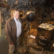 Jon Evans in The Museum of Lead Mining in Wanlockead, which is 50 this year