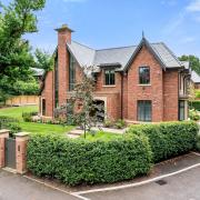 The house sits in a secure gated community