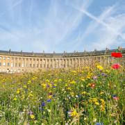 The iconic Royal Crescent Hotel, Bath.